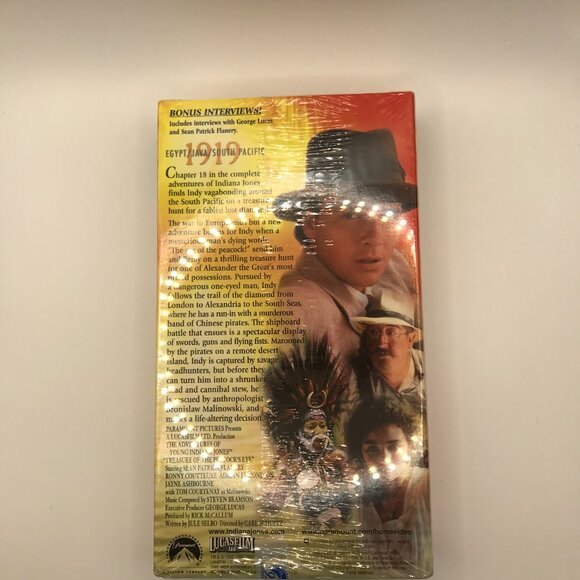 Indiana Jones and the temple of doom VHS  + Peacock Eye Sealed NEW Collectible - Picture 11 of 14